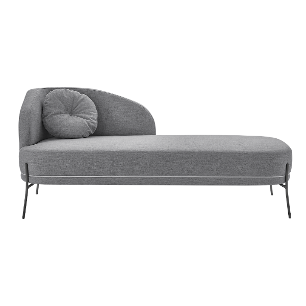 Banco Sofia - <p>Seguindo o design que consagrou a poltrona Sofia, o Recamier recria os aspectos mais sofisticados do estilo retrô dos anos 70.</p>
<p>Tem os pés em metal e assento estofado.</p>