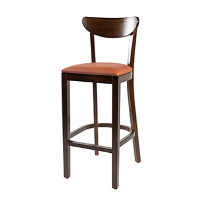 Banco Virginia Gourmet - <p style="text-align: justify;">Estrutura em madeira maciça vergada com o reforço dos pés e a base do assento em madeira multilaminada. A fixação das peças é feita com parafusos fenda Philips e/ou cantoneiras metálicas e cola PVA. O acabamento é aplicado no produto montado, com tingidor a base de resinas pigmentadas, selador e verniz PU.</p>