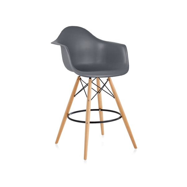 Banqueta 6602 PP c/ braços - <p>Banqueta com base em madeira e assento/encosto em polipropileno.</p>
<p>Diversas cores disponíveis.</p>