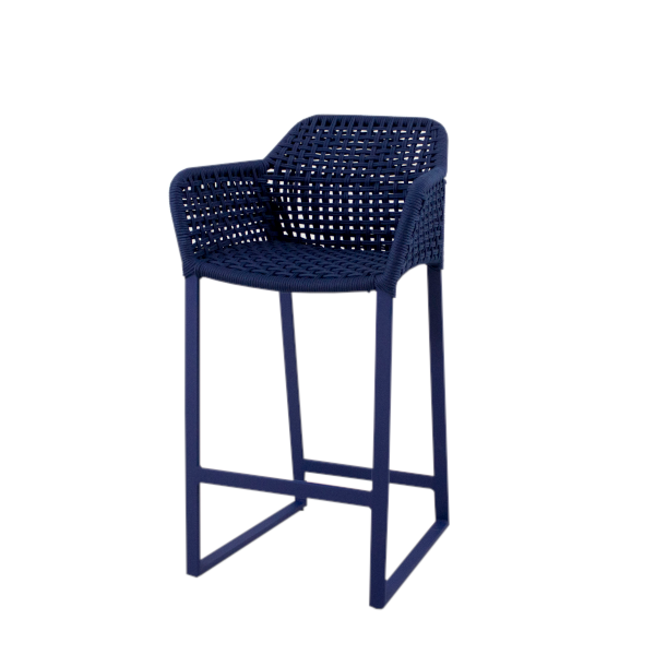 Banqueta Sorrento corda - <p>Poltrona com estrutura em alumínio. Assento/encosto em corda náutica.</p>
<p>Medidas: 54 x 60 x 104cm (P x L x A)</p>