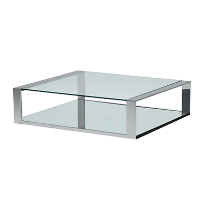 Base p/ mesa de centro Moena - <p style="text-align: justify;">Base para mesa de centro com estrutura em inox polido.</p>
<p style="text-align: justify;"><strong>Obs: tampo vidro não incluso.</strong></p>