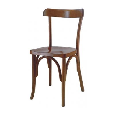 Cadeira Áustria - <p style="text-align: justify;">Estrutura em madeira maciça vergada. A fixação das peças é feita com parafusos fenda Philips e cola PVA. O acabamento é aplicado no produto montado, com tingidor a base de resinas pigmentadas, selador e verniz PU.</p>