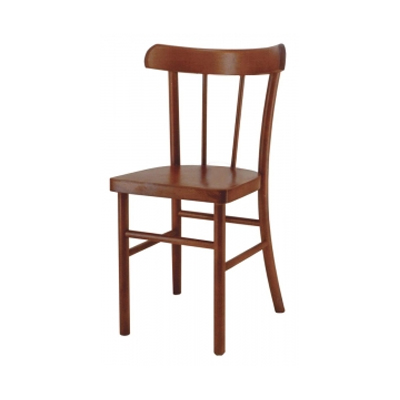 Cadeira Barcelona Pop - <p style="text-align: justify;">Estrutura em madeira maciça vergada. A fixação das peças é feita com parafusos fenda Philips e cola PVA. O acabamento é aplicado no produto montado, com tingidor a base de resinas pigmentadas, selador e verniz PU.</p>
<p style="text-align: justify;">Assento em madeira ou estofado.</p>