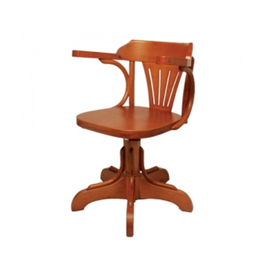 Cadeira Berlim Giratória - <p style="text-align: justify;">Produto produzido pela conceituadíssima Thonart, conhecida por seus produtos em madeira maciça vergada e por utilizar matéria-prima sustentável em suas peças. Alta Qualidade e Garantia de 10 anos são algumas das vantagens desse produto.</p>
<p style="text-align: justify;">Estrutura em madeira maciça e vergada. A fixação das peças é feita com parafusos fenda Philips e cola PVA. O acabamento é aplicado no produto montado, com tingidor a base de resinas pigmentadas, selador e verniz PU</p>
<p style="text-align: justify;">Produto com diversas variações e cores.</p>