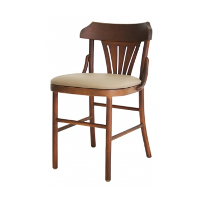 Cadeira Berlim Pop - <p style="text-align: justify;">Estrutura em madeira maciça vergada com a base do assento em madeira multilaminada. A fixação das peças é feita com parafusos fenda Philips e cola PVA. O acabamento é aplicado no produto montado, com tingidor a base de resinas pigmentadas, selador e verniz PU.</p>
<p style="text-align: justify;">Opção de assento em madeira ou estofado.</p>