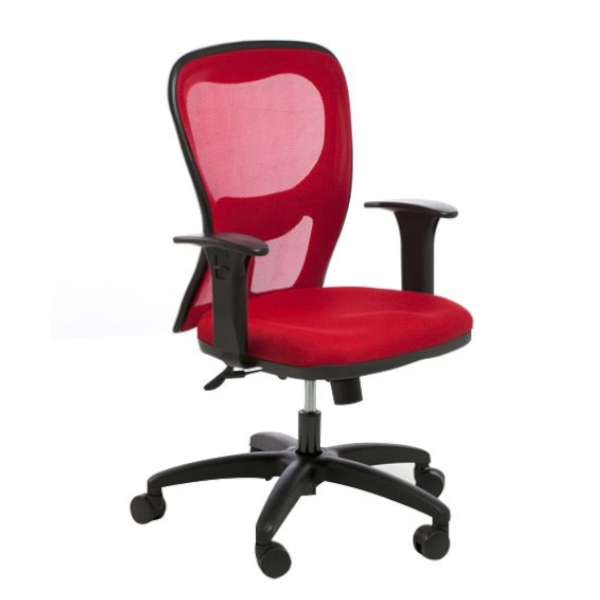 Cadeira Citiz Giratória - <p>Cadeira giratória com estrutura em alumínio, assento estofado e encosto em tela.</p>
<p>A base conta com rodízios e ajuste de altura.</p>
<p>Diversas cores disponíveis.</p>