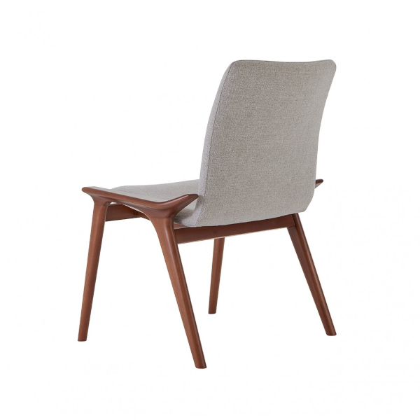 Cadeira Coral - <p>Cadeira com base em madeira, assento e encosto estofado.</p>