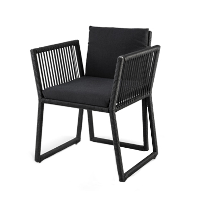 Cadeira Cottage Pet - <p>Cadeira com estrutura em corda pet, assento e encosto estofados.</p>