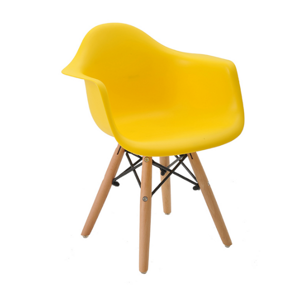 Cadeira Eiffel Infantil c/ braço - <p>Cadeira Infantil com braços e base madeira. Assento em polipropileno (PP).</p>
<p>Medidas: 42 x 44 x 54 (h)</p>
<p> </p>
<p><strong>Disponível nas cores: Amarela, Branca, Rosa e Azul</strong></p>