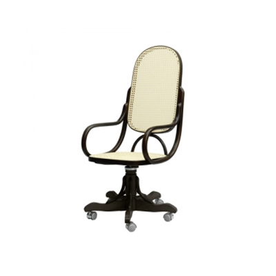 Cadeira Executiva Giratória - <p style="text-align: justify;">Produto produzido pela conceituadíssima Thonart, conhecida por seus produtos em madeira maciça vergada e por utilizar matéria-prima sustentável em suas peças. Alta Qualidade e Garantia de 10 anos são algumas das vantagens desse produto.</p>
<p style="text-align: justify;">Estrutura em madeira maciça e vergada. A fixação das peças é feita com parafusos fenda Philips e cola PVA. O acabamento é aplicado no produto montado, com tingidor a base de resinas pigmentadas, selador e verniz PU.</p>
<p style="text-align: justify;">Produto com diversas variações e cores.</p>
<p> </p>
