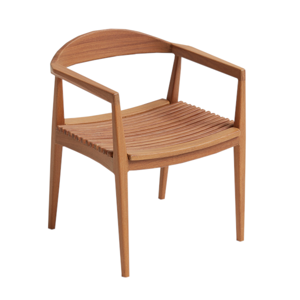 Cadeira Halia c/ braços - <p>Cadeira com estrutura em madeira cumaru.</p>