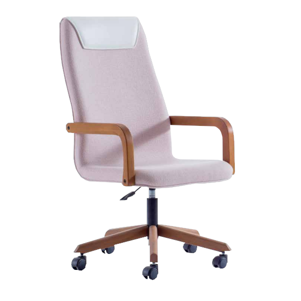 Cadeira Lady Boss - <p>Cadeira de escritório com base giratória c/ rodízio. Assento e encosto estofado.</p>