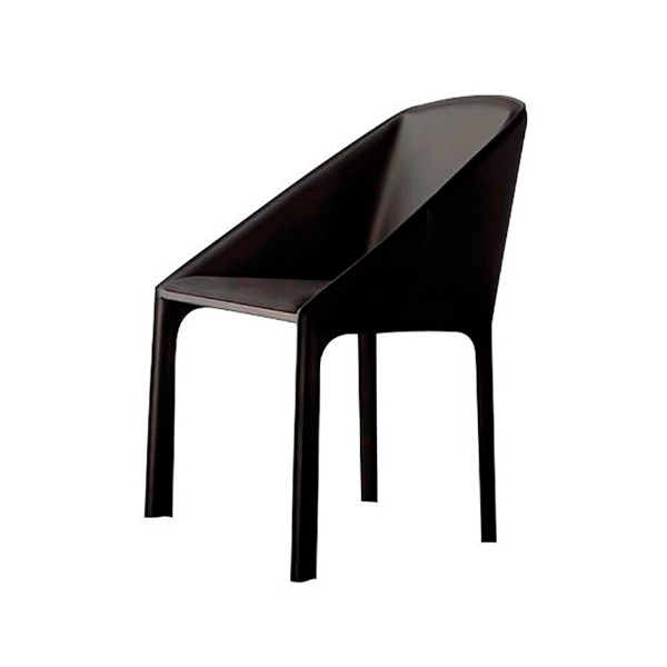 Cadeira Shell - <p>Cadeira em metal revestida com couro reconstituído e assento estofado.</p>
<p> </p>
<p>Medidas: 56 X 58 X 82cm (L x P x H)</p>