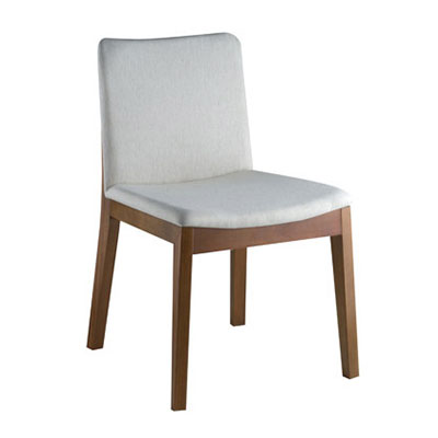 Cadeira Wish 04 - <p>Cadeira estofada com base em madeira.</p>