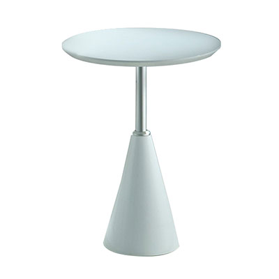 Mesa Auxiliar Cone - <p>Mesa auxiliar com base em madeira pintada, prolongador metálico e tampo nas seguintes opções:</p>
<p><strong>Laminado, Pintado, Recouro, Vidro Pintado, Espelho Prata, Espelho Bronze.</strong></p>
<p> </p>
<p>Medidas disponíveis:</p>
<p>Altura: <strong>49cm / 54cm / 56cm / 61cm / 64cm / 69cm<br />
</strong>Diâmetro:<strong> 25cm / 30cm / 35cm / 40cm / 45cm / 54cm / 60cm</strong></p>
<p> </p>