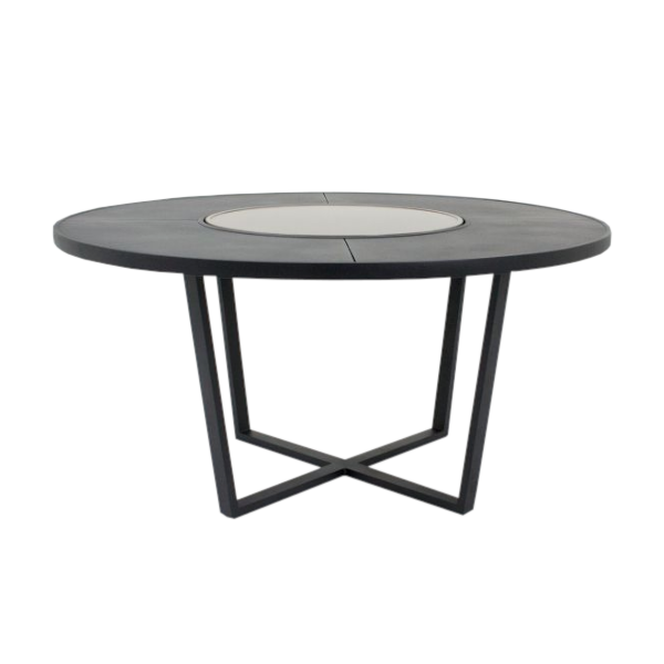Mesa Buzios - <p>Mesa de jantar com estrutura em alumínio.</p>