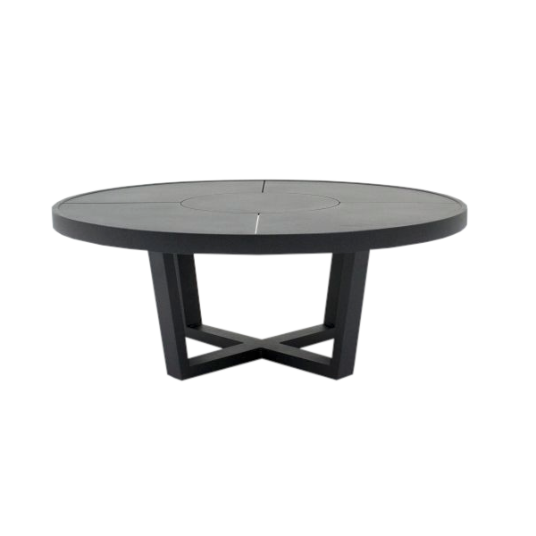 Mesa de centro Buzios - <p>Mesa de centro com estrutura em alumínio.</p>