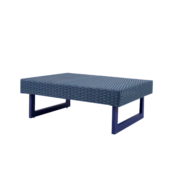 Mesa de centro Calbor - <p>Mesa de centro com estrutura em alumínio e acabamento em fibra.</p>
<p>Medidas: 90 x 70 x 35cm (P x L x A)</p>
