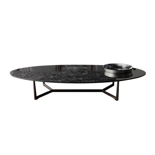 Mesa de centro Form - <p>Mesa de centro em metal com tampo em madeira ou vidro.</p>
<p>Medidas: L x P x H cm</p>
<p>100 diam. x 20<br />
100 diam. x 30<br />
120 diam. x 20<br />
120 diam. x 30<br />
oval 160 x 80 x 25</p>