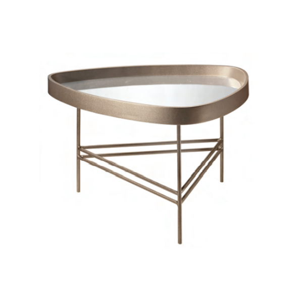 Mesa de centro Vancouver - <p>Mesa de centro com estrutura em aço carbono. Tampo em MDF laqueado ou espelho sobreposto.</p>