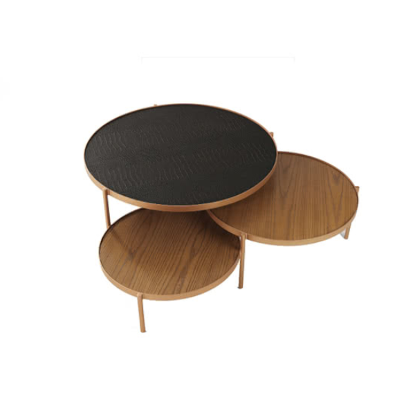 Mesa de centro Zoom - <p>Mesa de centro em aço com pintura, tampos em 3 tamanhos podendo ser lâmina natural, laminado sintético, recouro, vidro, espelho.</p>
<p>Medidas:</p>
<p>41 x 90 x 90cm (A x L x P)<br />
31 x 70 x 70cm (A x L x P)<br />
21 x 60 x 60cm (A x L x P)</p>