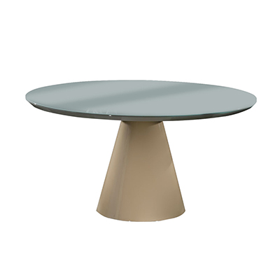 Mesa de Jantar Cone - <p style="text-align: justify;">Mesa de jantar com base em MDF laminado ou laqueado e tampo em MDF laqueado ou laminado 40mm.</p>