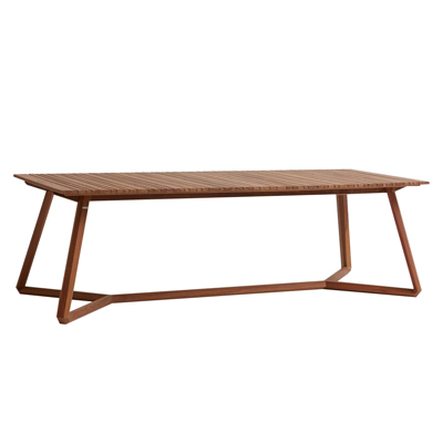 Mesa de Jantar Greta - <p>Mesa de Jantar com estrutura e tampo em madeira cumaru.</p>