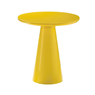 Mesa Lateral Cone - <p style="text-align: justify;">Mesa Lateral com base em MDF laminado ou laqueado e tampo em MDF.</p>