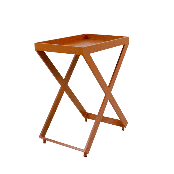 Mesa lateral Diretor - <p>Mesa lateral com estrutura em alumínio.</p>
<p>Medidas: 49 x 43 x 73cm (P x L x A)</p>