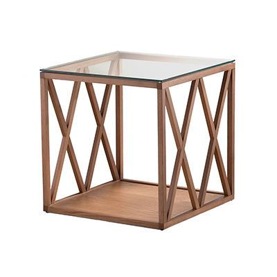Mesa Lateral Sevilha - <p>Mesa lateral com estrutura e tampo em alumínio.</p>