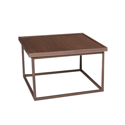 Mesa Lateral Square - <p>Mesa de centro<span class="aan"> </span>base em tudo 15x15cm pintado, requadro do tampo laminado, opções de tampos<span class="aan"> </span>recouro, vidro, porcelanato ou laminado.</p>