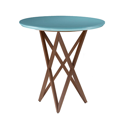 Mesa Lateral Tripe - <p style="text-align: justify;">Mesa da Apoio com pés em madeira maciça com tampo em MDF laminado ou laqueado om opção de vidro pintado 4mm colado.</p>