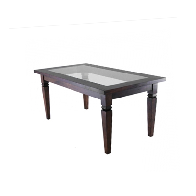 Mesa Madeira Tipo Demolição (c/vidro embutido) - <p style="text-align: justify;">Produto produzido pela conceituadíssima Thonart, conhecida por seus produtos em madeira maciça vergada e por utilizar matéria-prima sustentável em suas peças. Alta Qualidade e Garantia de 10 anos são algumas das vantagens desse produto.</p>
<p style="text-align: justify;">Estrutura em madeira maciça tipo demolição e vidro incolor 15mm. A fixação das peças é feita com parafusos fenda Philips, e/ou cantoneiras metálicas e cola PVA. O acabamento é aplicado no produto montado, com tingidor a base de resinas pigmentadas, selador e verniz PU. Madeira maciça tipo demolição, tampo 25mm de espessura.</p>