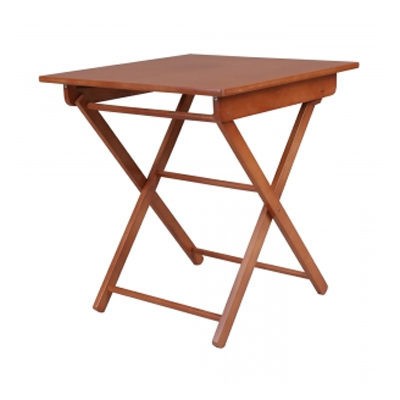 Mesa Taiti Dobrável - <p style="text-align: justify;">Produto produzido pela conceituadíssima Thonart, conhecida por seus produtos em madeira maciça vergada e por utilizar matéria-prima sustentável em suas peças. Alta Qualidade e Garantia de 10 anos são algumas das vantagens desse produto.</p>
<p style="text-align: justify;">Estrutura em madeira maciça e vergada. A fixação das peças é feita com parafusos fenda Philips e cola PVA. O acabamento é aplicado no produto montado, com tingidor a base de resinas pigmentadas, selador e verniz PU.</p>