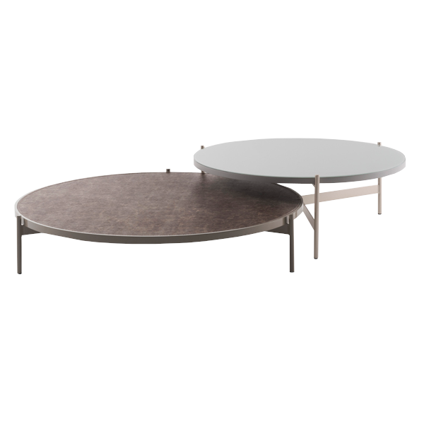 Mesas de Centro Rubi - <div class="produto-descricao wow animated" data-wow-delay=".9s">
<p class="ql-align-justify">As mesas de centro componíveis Rubi no seu estilo minimalista combinam leveza e elegância misturando materiais e acabamentos diferentes. A combinação do recouro costurado e o metal pintado fazem toda a diferença na composição do ambiente.</p>
<p class="ql-align-justify">Opção com tampo com vidro pintado.</p>
</div>
<p>Medidas:<br />
Mesa M: 30 x 80cm (A x D)<br />
Mesa G: 20 x 100cm (A x D)</p>
<p> </p>