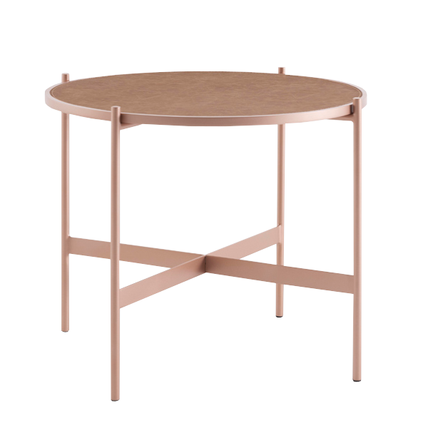 Mesas Lateral Rubi - <div class="produto-descricao wow animated" data-wow-delay=".9s">
<div class="produto-descricao wow animated" data-wow-delay=".9s">
<p class="ql-align-justify">Mesa lateral Rubi combina leveza e elegância misturando cores e matérias diferentes. A combinação do recouro costurado e o metal pintado fazem toda a diferença na composição do ambiente.</p>
<p class="ql-align-justify">Opção com tampo com vidro pintado.</p>
</div>
</div>
<p>Medidas: 55,5 x 64cm (A x D)</p>
<p> </p>