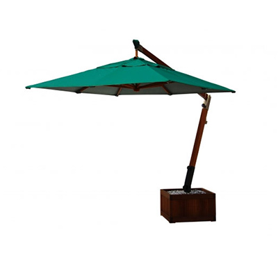 Ombrelone Haste Lateral Slim c/ floreira - <p style="text-align: justify;">É um modelo de ombrelone clássico que apresenta curvas leves e menos robustas, impondo presença agradável e deixando o ambiente ainda mais elegante.</p>
<p style="text-align: justify;">É o ombrelone ideal para quem deseja manter a classe e inovar, pois o fato de girar 360º sobre a floreira proporciona diferentes opções de uso.</p>
<p style="text-align: justify;">Sugerimos pedras miúdas na floreira, para garantir a sustentação necessária do ombrelone.</p>