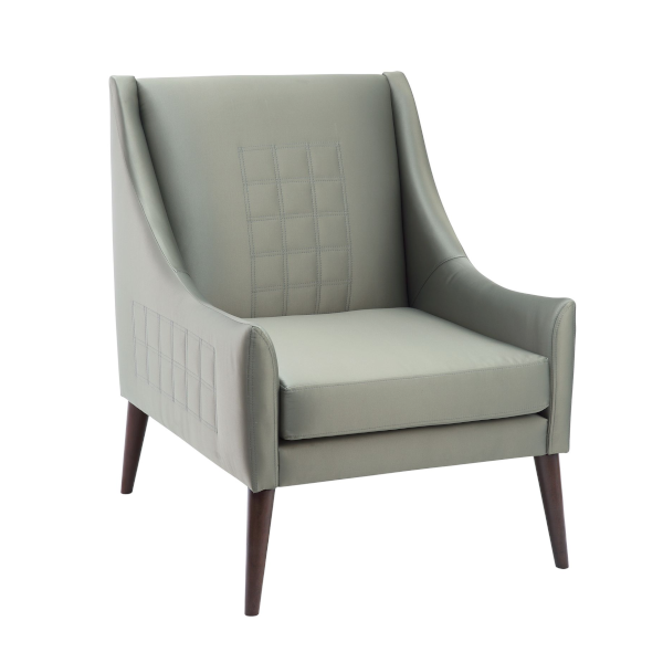 Poltrona Ariel - <p>Poltrona com estrutura em madeira, assento e encosto estofado.</p>