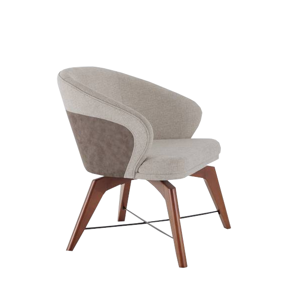 Poltrona Bold - <p>Poltrona com estrutura interna em madeira estofada. Opções de base fixa tubular pintada ou madeira tingida.</p>
<p>Medidas: 75 x 72 x 63cm (A x L x P)</p>