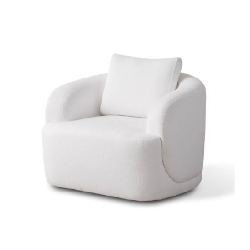 Poltrona Dolce - <p>Poltrona estofada com encosto em almofada solta.<br />
Base fixa.</p>
<p>Medidas: L x P x A cm</p>
<p>100 x 93 x 85</p>