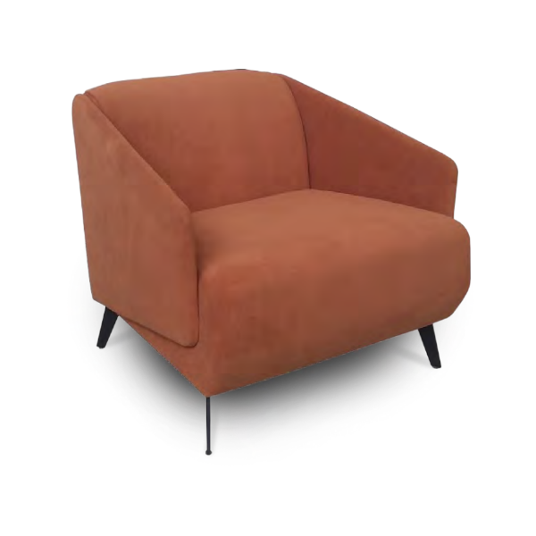 Poltrona Hive - <p>Poltrona com base em aço carbono, assento e encosto com almofadas fixas.</p>
<p>Medidas: L x P x A cm</p>
<p>84 x 73 x 70</p>