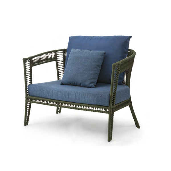 Poltrona Shell - <p>Poltrona com estrutura em fita slim. Assento e encosto com almofadas.</p>