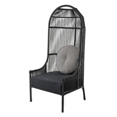 Poltrona Umbrela Pet - <p style="text-align: justify;">Poltrona com estrutura em corda pet e assento estofado.</p>