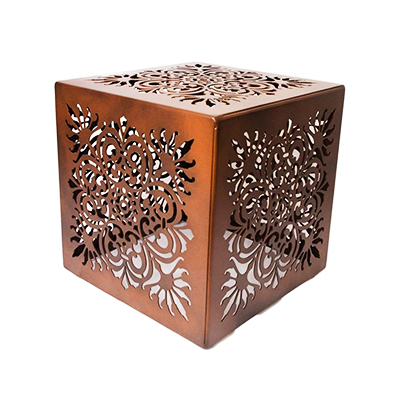 Puff Corten - <p>Puff com estrutura em aço corten.</p>