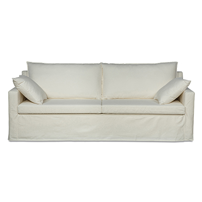 Sofá c/ capa Cali - <p>Sofá com estrutura em aço carbono. madeira, espuma D26 e capa externa.<br />
Encosto e assento com almofadas soltas.</p>
<p><strong>Diversas medidas disponíveis.</strong></p>